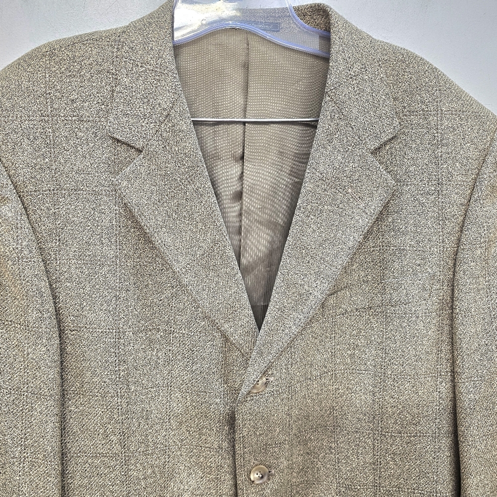 Vtg Ermenegildo Zegna Soft Men's Blazer Sports Jacket Size 44R EUC TO PRISTINE - Picture 4 of 16